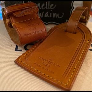 Authentic Louis Vuitton LV Luggage Name Tag